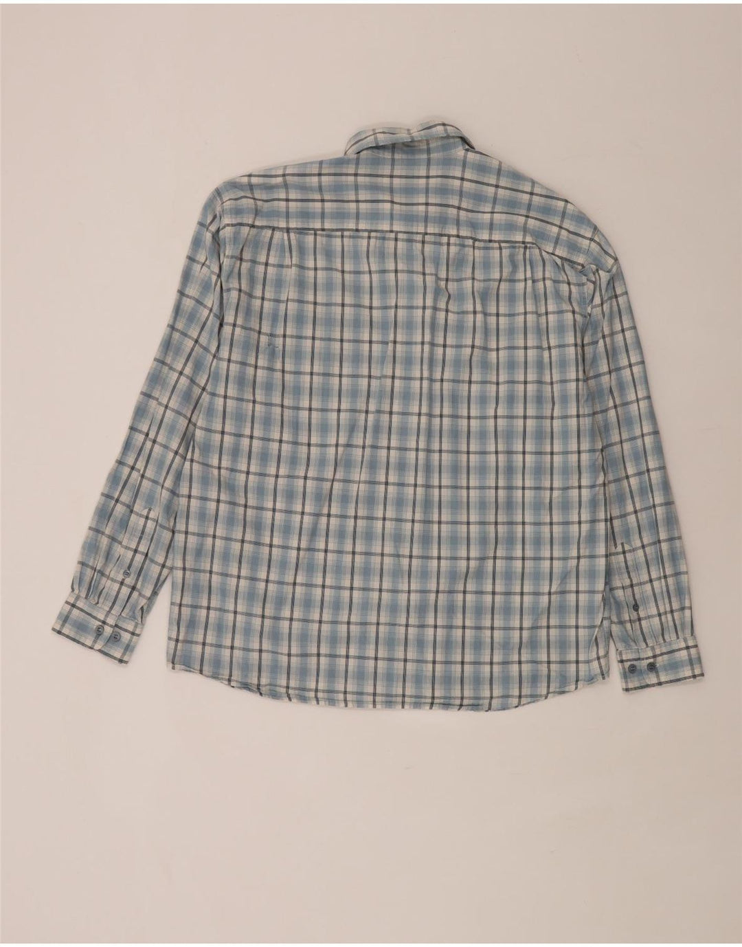 Camisa Wrangler Hombre XL Cuadros Azules
