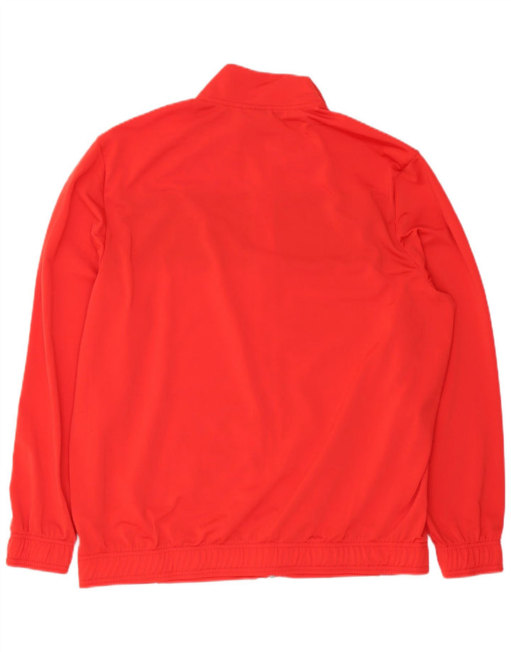 PUMA Chaqueta de chándal para hombre XL Poliéster color block rojo