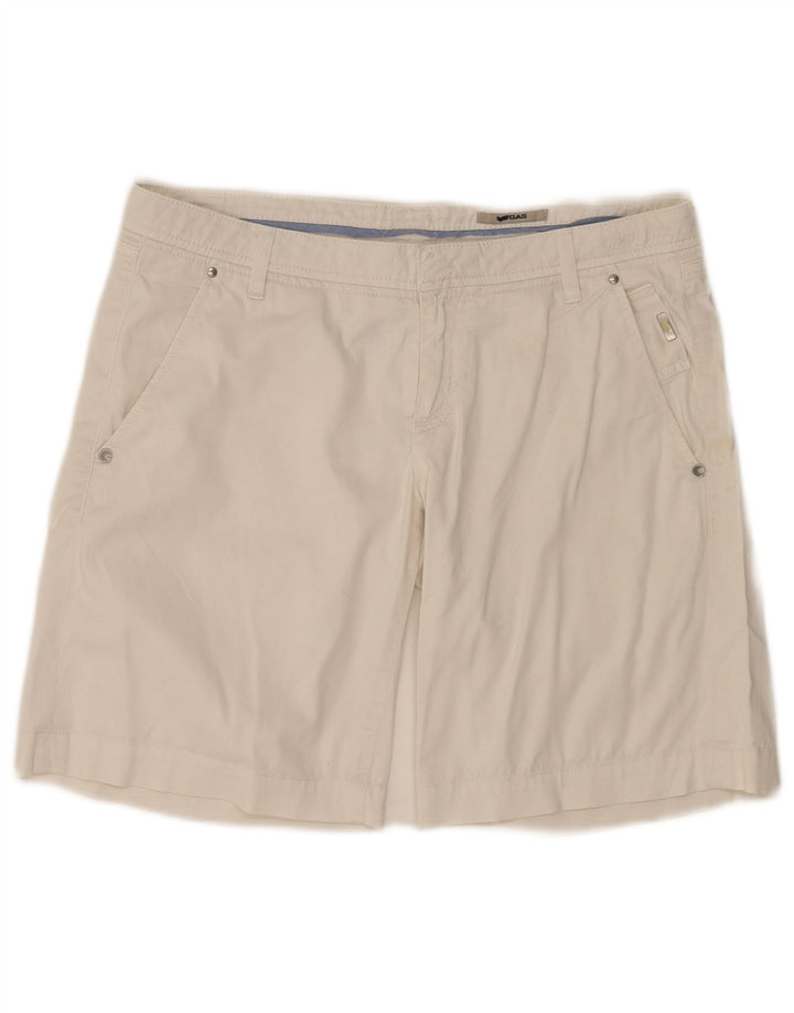 Pantalones cortos chinos Gas para hombre W29 Algodón blanco mediano