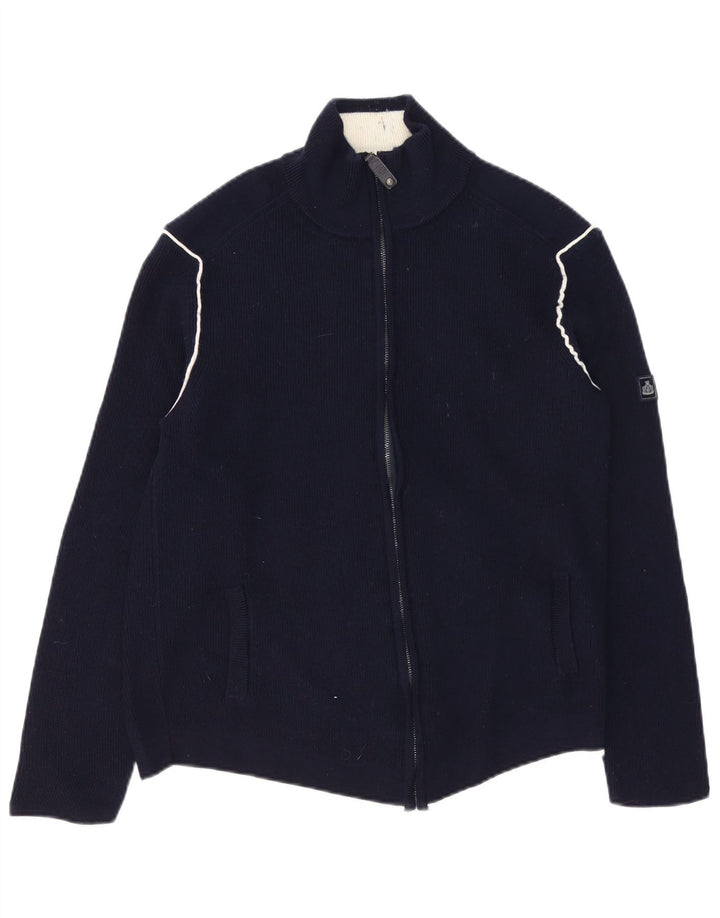 Armata Di Mare Cárdigan para hombre IT 52 Large Lana azul marino