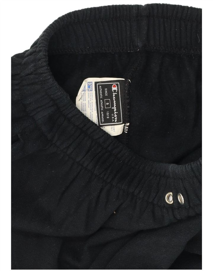 Champion Pantalones De Chándal Para Hombre Pequeños De Algodón Negro