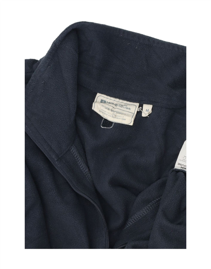 Jersey de forro polar con cuello y cremallera para hombre de Mountain Warehouse Poliéster azul marino mediano