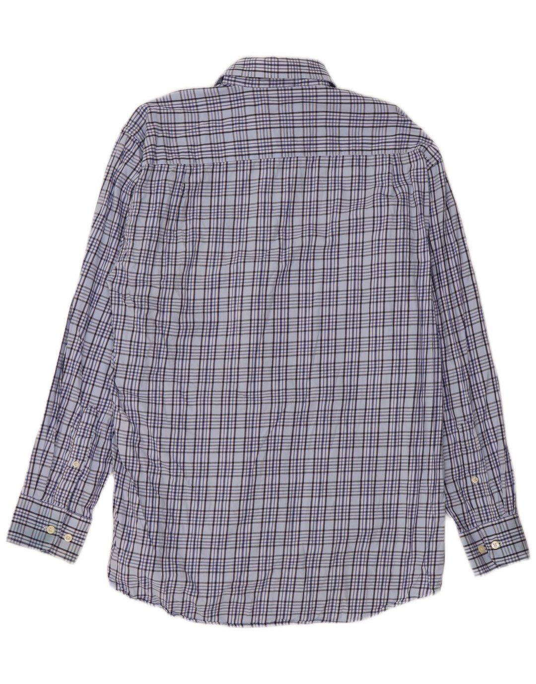 Camisa de hombre Daniel Hechter de algodón a cuadros azul medio