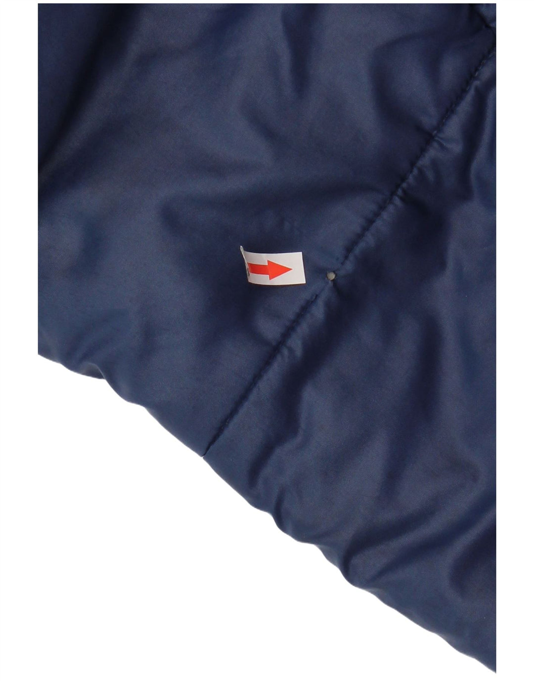 VINTAGE Chaqueta cortavientos para hombre Reino Unido 38 Poliéster azul marino medio