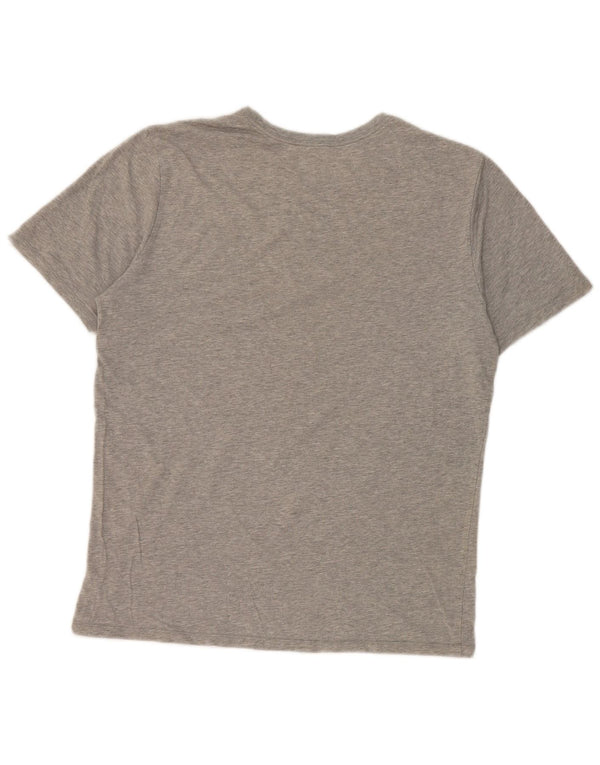 Camiseta Nike Air Max Graphic para hombre, parte superior de algodón gris medio