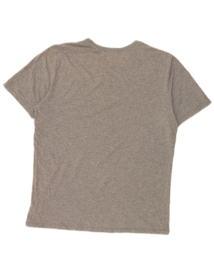Camiseta Nike Air Max Graphic para hombre, parte superior de algodón gris medio
