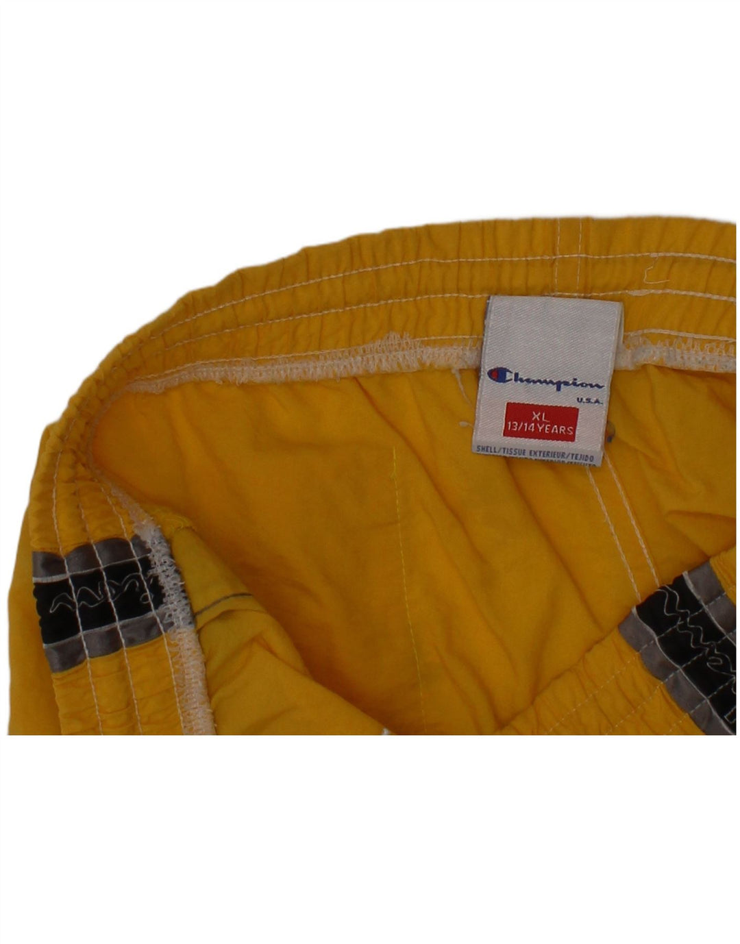 CHAMPION Bañador para niños USA 13-14 años XL Amarillo Colorblock
