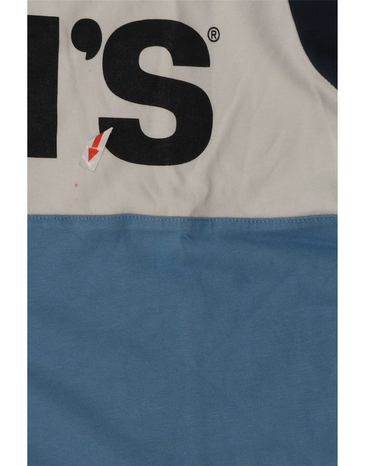 Levi's Camiseta gráfica para hombre Top pequeño multicolor con bloques de color
