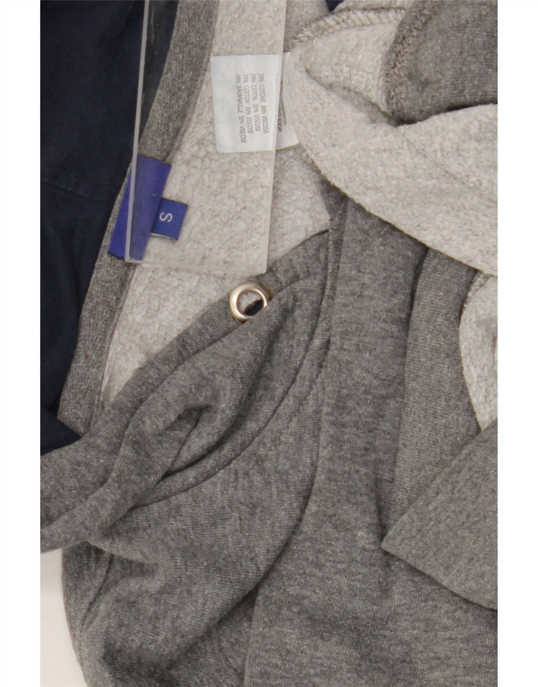 Asics Hombre Graphic Sudadera Con Capucha Jumper Pequeño Gris Algodón