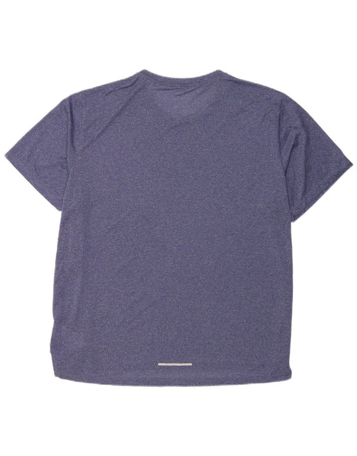 Nike Camiseta Dri Fit para hombre Top 2XL Azul marino Poliéster