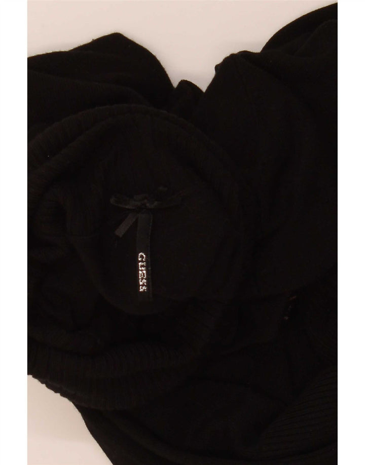 Guess Suéter gráfico con cuello vuelto para mujer UK 12 Medium Black