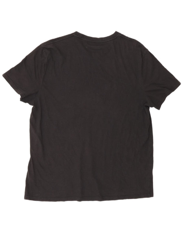Calvin Klein Jeans Camiseta gráfica para hombre Top 2XL Algodón negro
