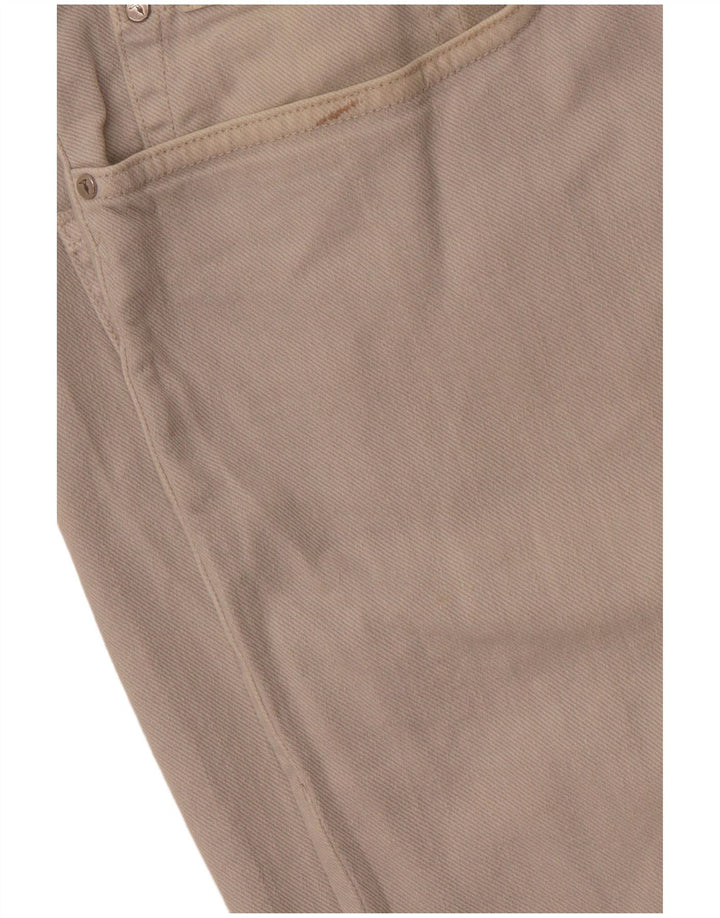 TRUSSARDI Pantalones informales rectos para mujer W38 L29 Beige
