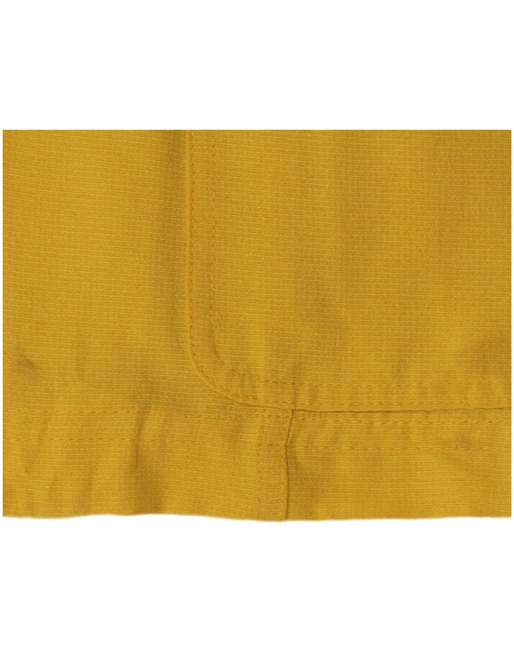 VINTAGE Chaqueta Blazer de Manga Corta de 5 Botones para Mujer IT 44 Amarillo Medio