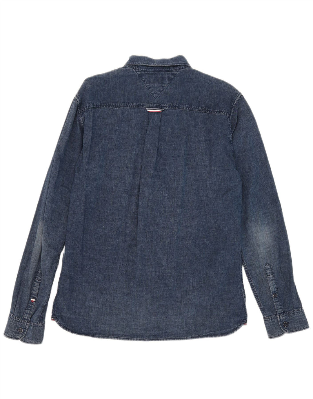 Camisa Marks & Spencer Hombre Algodón Azul Medio