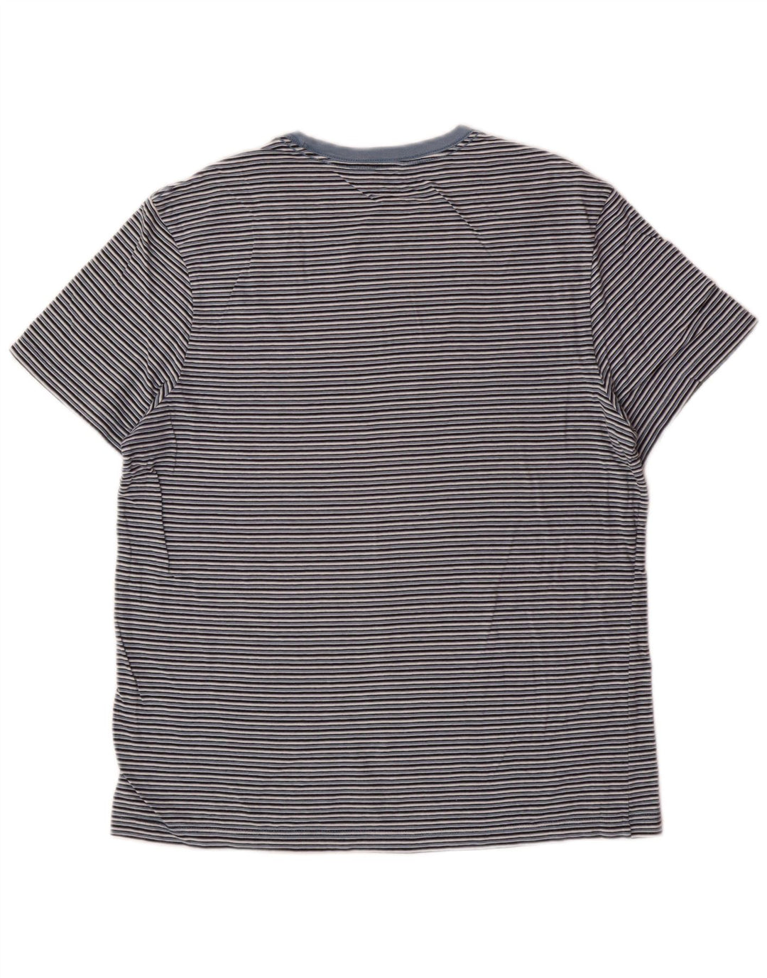 J. CREW Camiseta para mujer Top UK 44 Azul medio Rayas