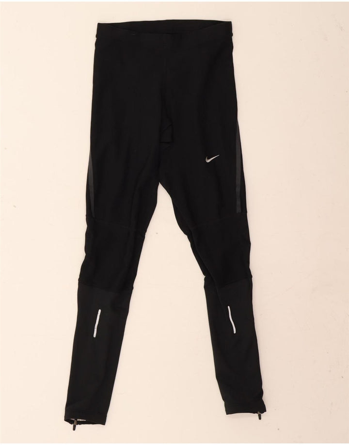 Nike Leggings Dri Fit para mujer UK 12 Mediano Negro Poliéster