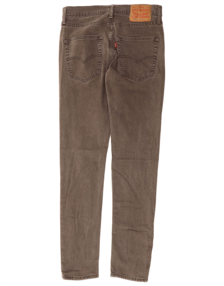 Levi's Hombre 512 Slim Tapered Jeans W30 L32 Algodón Gris