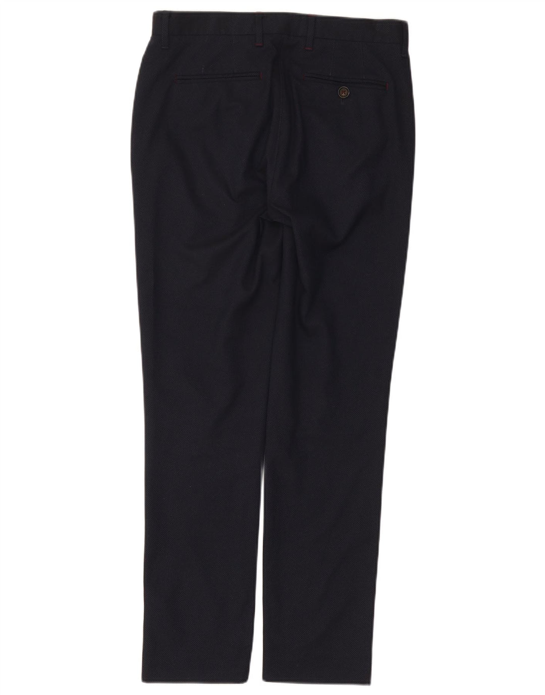 TED BAKER Pantalón de traje ajustado para hombre W30 L30 Azul marino