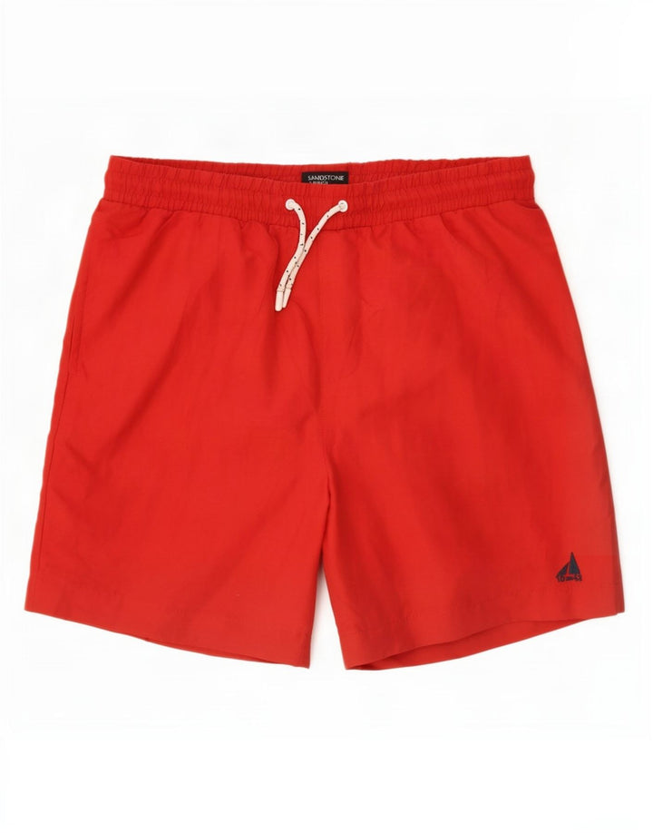 M&Co Hombre Bañador Corto Mediano Rojo Poliéster
