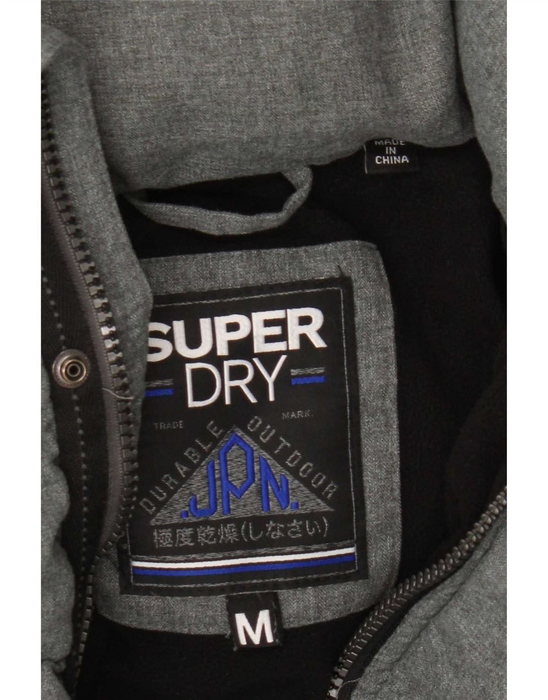Superdry Chaqueta acolchada con capucha para hombre UIK 38 Poliéster gris medio