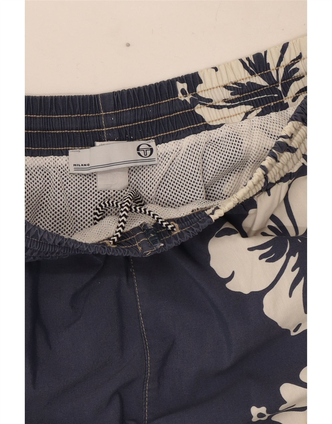 Sergio Tacchini Bañador Corto Hombre Azul Marino Medio Floral