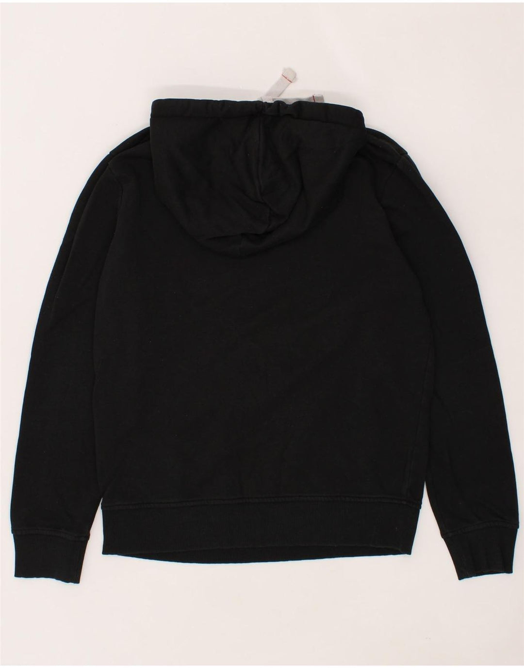 JACK & JONES Mens Graphic Hoodie Jumper Medium Black Cotton Vintage Jack & Jones and Second-Hand Jack & Jones from Messina Hembry 
