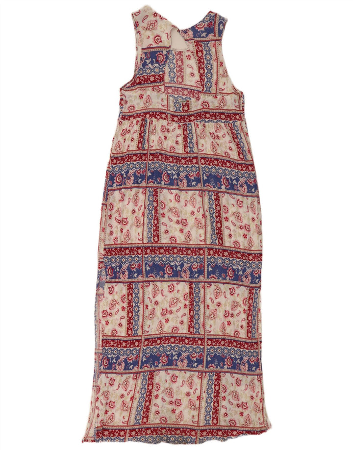 Volcom Vestido largo sin mangas para mujer UK 40 Medium Paisley multicolor