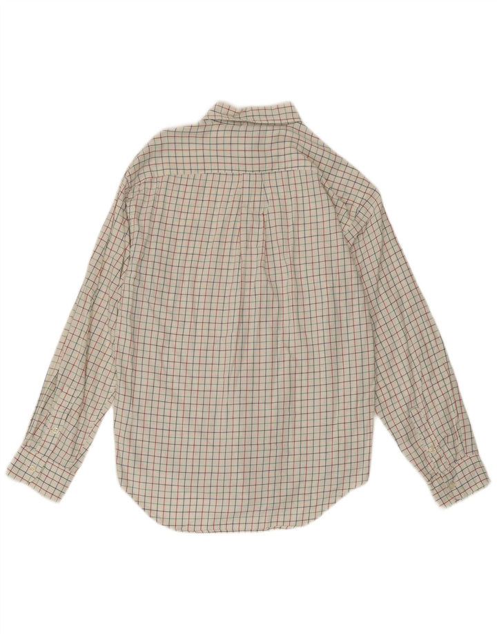 Ralph Lauren Camisa Niño 15-16 Años Grande Blanco Cuadros Algodón