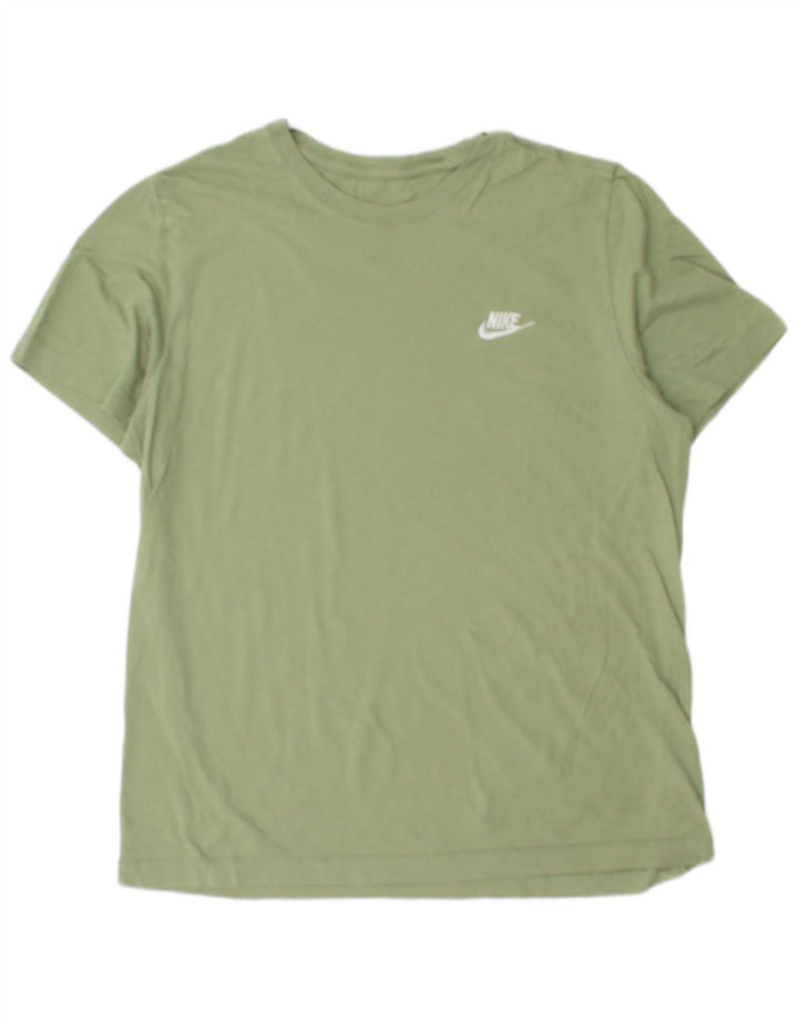 Camiseta Nike Hombre Top Grande Verde Algodón