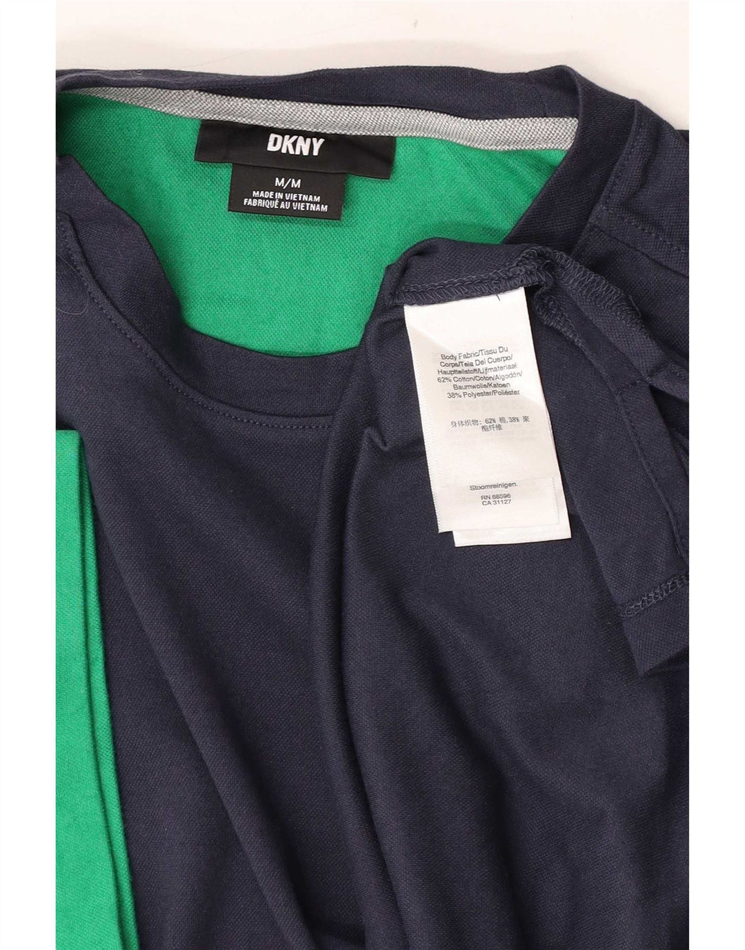 Dkny Camiseta Hombre Top Medium Azul Marino Algodón