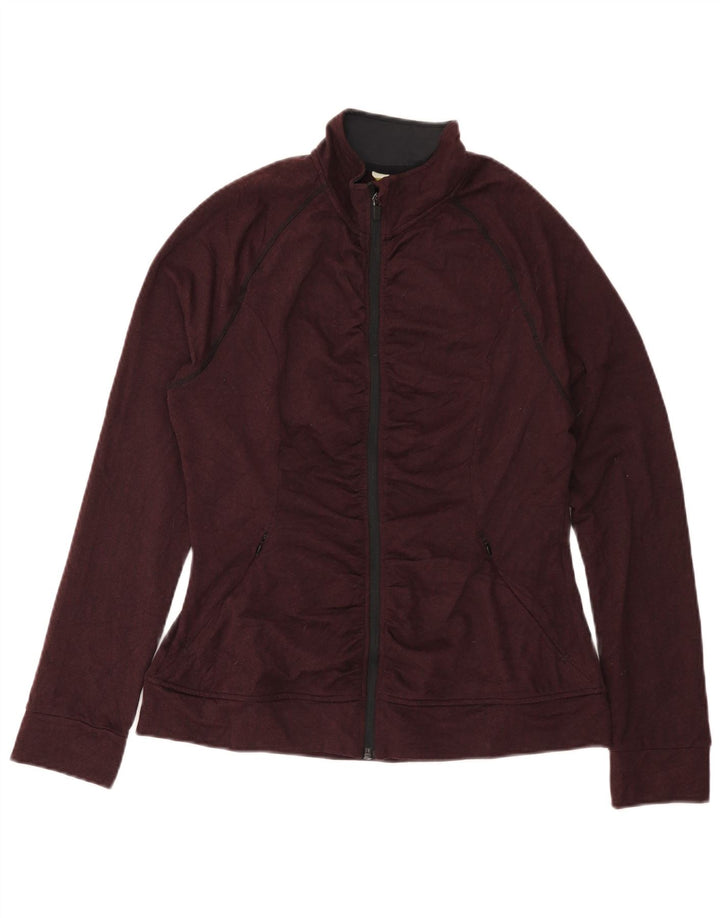 Chaqueta superior de chándal para mujer de Mountain Warehouse UK 44 Medium Borgoña