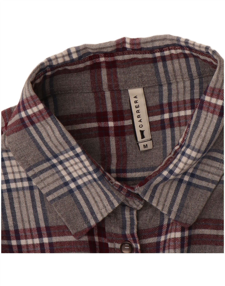 Camisa de franela para mujer Carrera UK 12 Medium Grey Check
