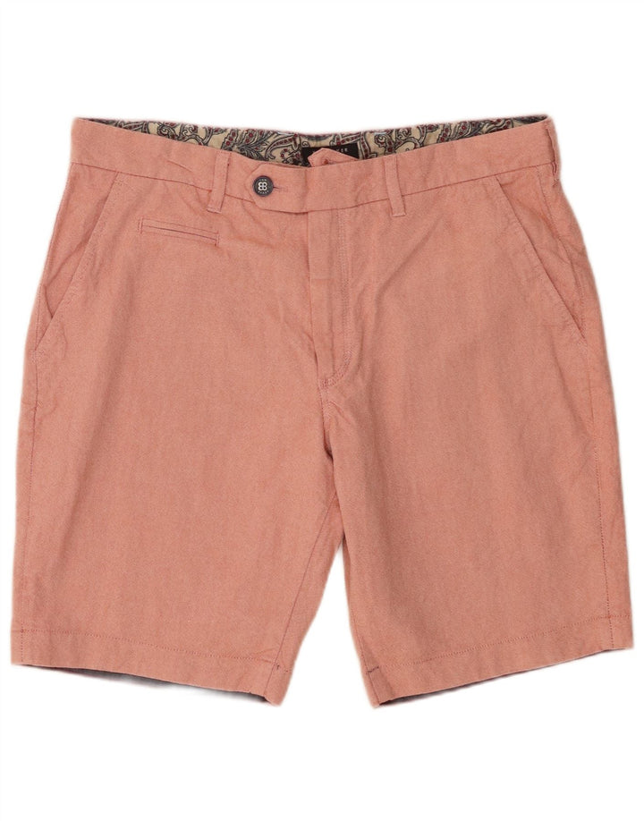 Ted Baker Pantalones cortos chinos para hombre W34 Algodón rosa grande