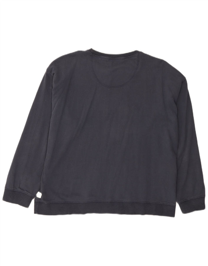 Fat Face - Sudadera extragrande con estampado gráfico para mujer, talla 40, color azul marino