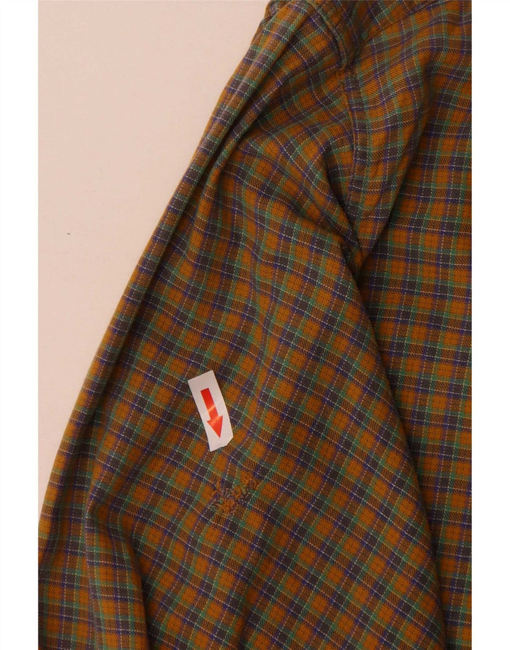 Camisa de franela para hombre Goose & Gander IT 46 Large Brown Check