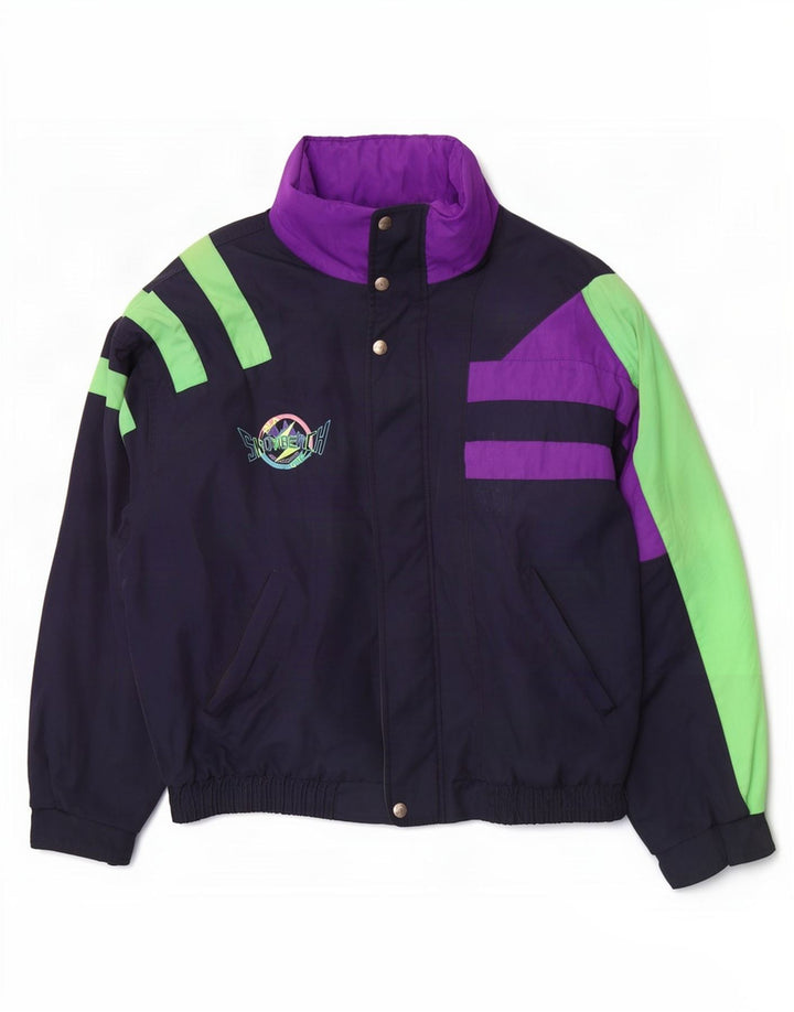 Fila Chaqueta de esquí con capucha para hombre IT 50 Large Poliéster color azul marino