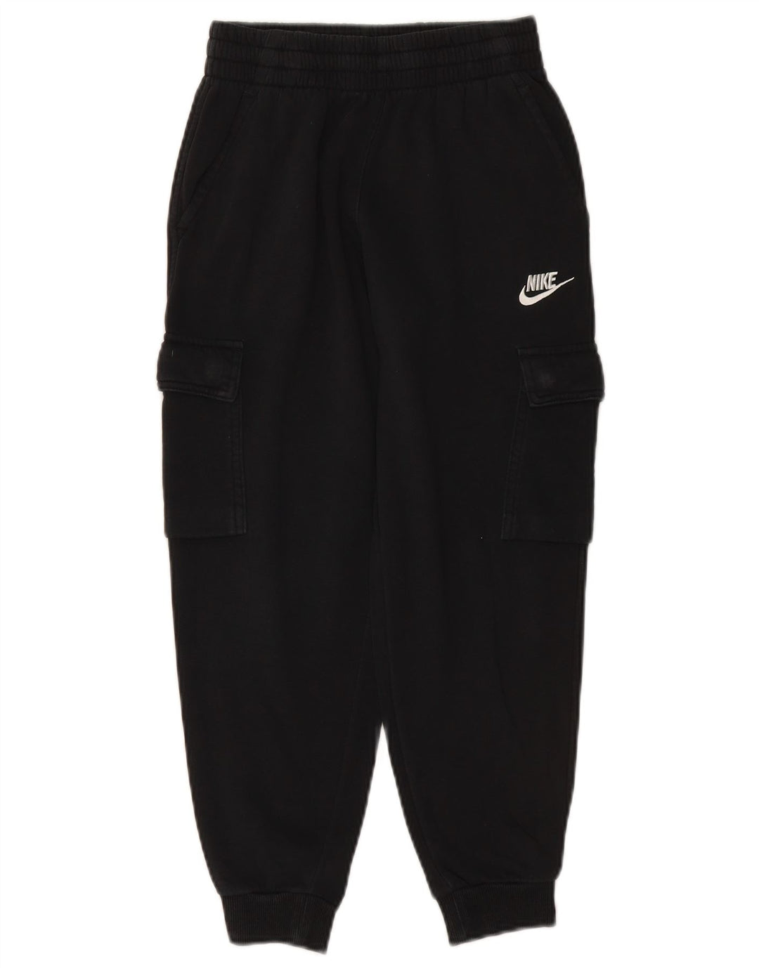 NIKE Pantalones de chándal Cargo para niños, 10-11 años, Mediano, Negro, algodón