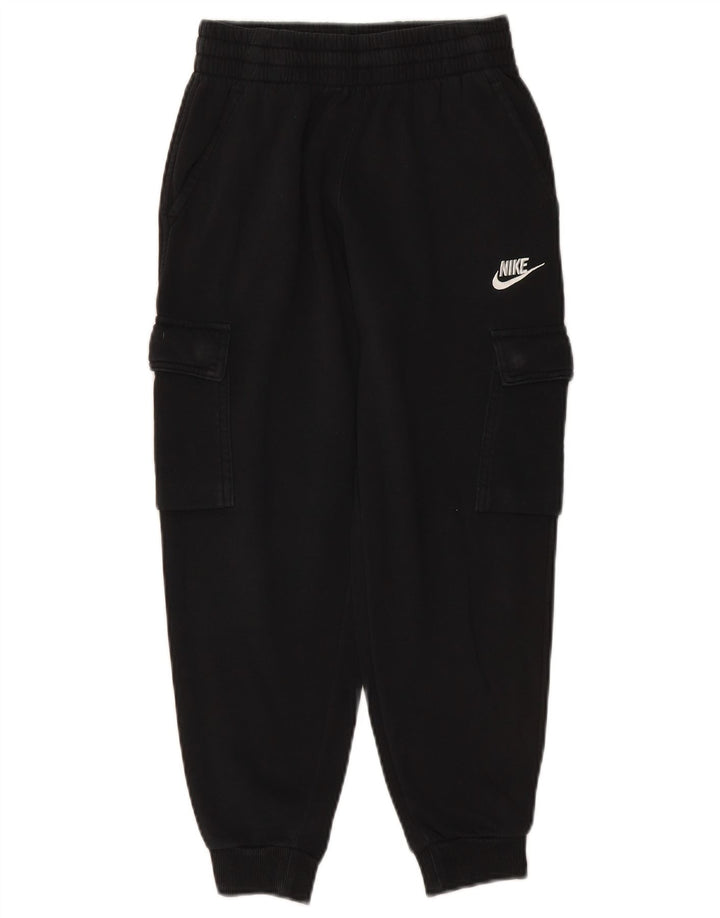 NIKE Pantalones de chándal Cargo para niños, 10-11 años, Mediano, Negro, algodón