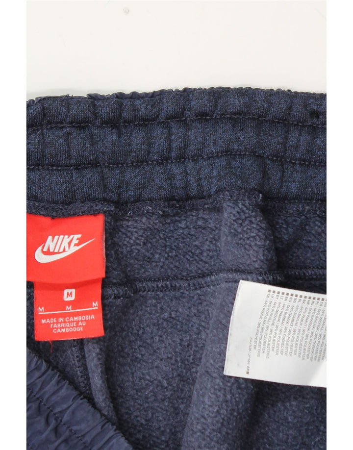 NIKE Pantalones de chándal para mujer UK 44 Medium Azul marino Algodón