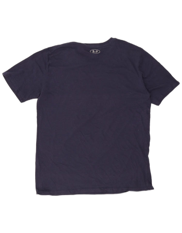 Under Armour Camiseta gráfica para hombre Top grande azul marino