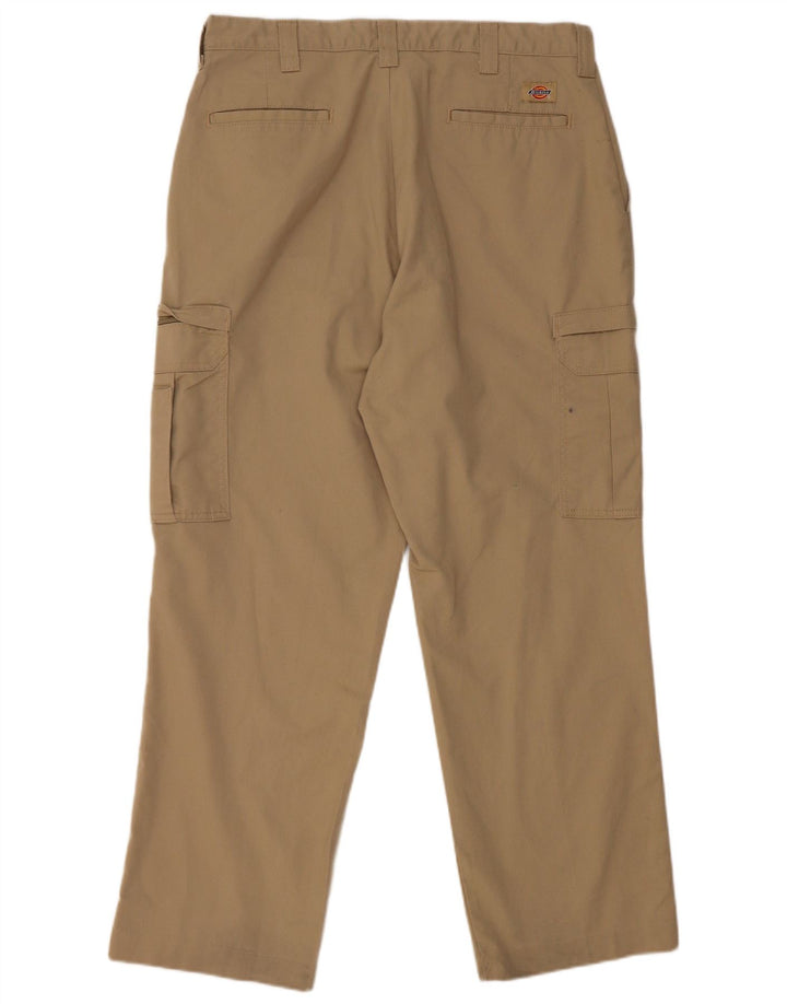 DICKIES Pantalón cargo recto para hombre W34 L30 Poliéster beige