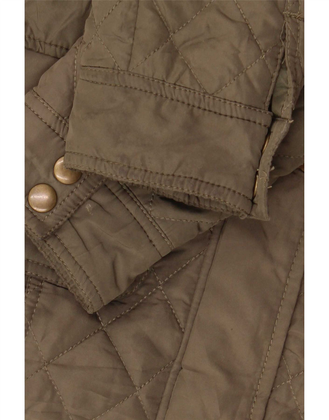 Marks & Spencer Chaqueta acolchada para mujer UK 8 Small Caqui Poliéster