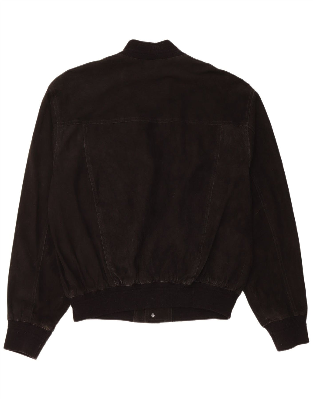 Vintage hombres ante bomber chaqueta IT 54 2XL cuero negro