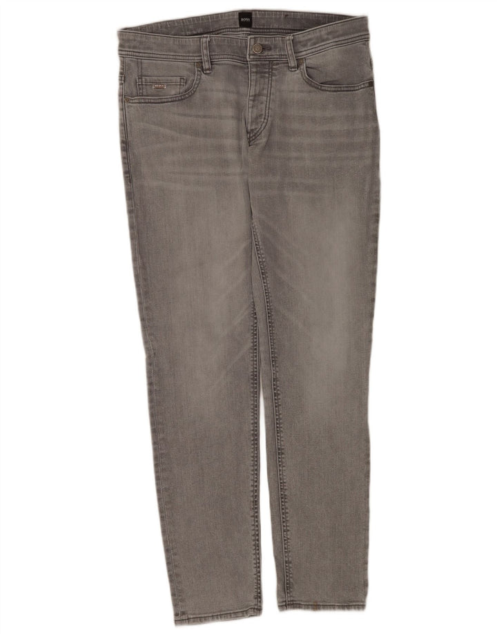 Vaqueros Hugo Boss Hombre Slim W34 L32 Algodón Gris
