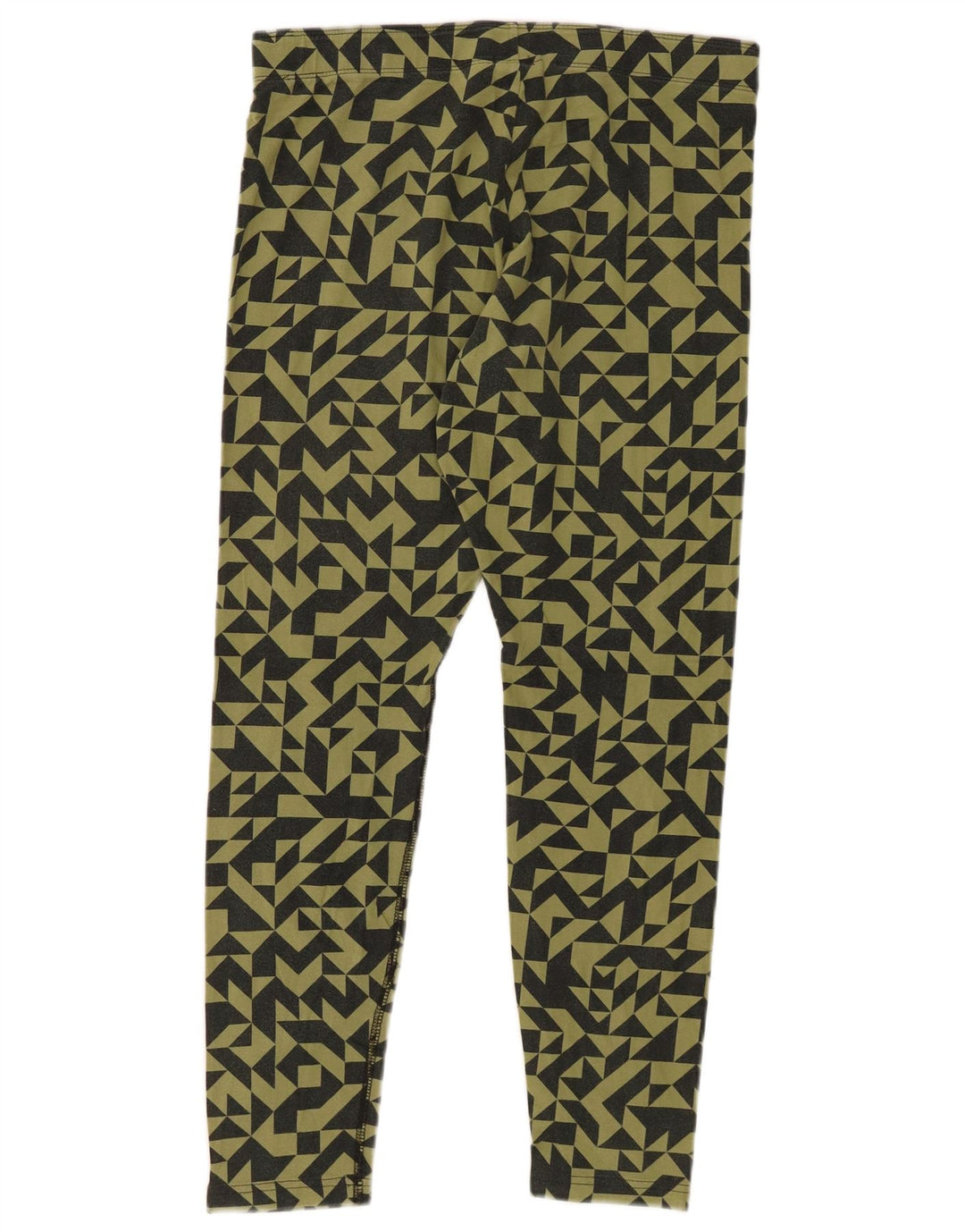Leggings NIKE para mujer UK 40 Grande Caqui Algodón geométrico
