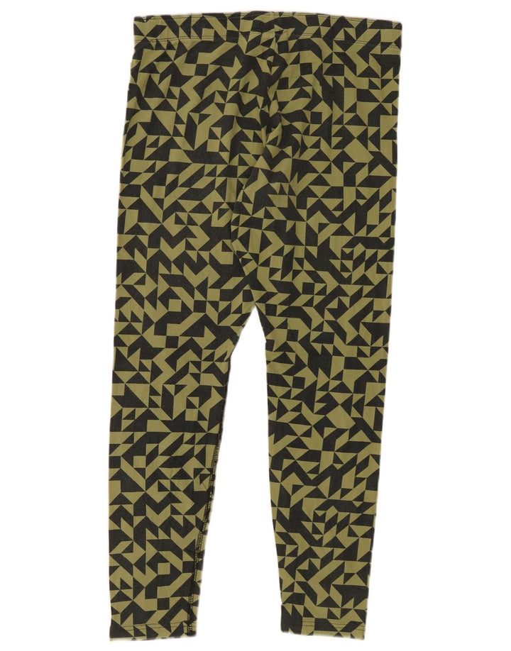 Leggings NIKE para mujer UK 40 Grande Caqui Algodón geométrico