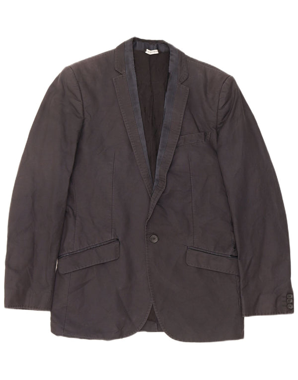 Dolce & Gabbana Traje de 2 piezas con 1 botón para hombre IT 48 Medium W32 L33 Azul marino
