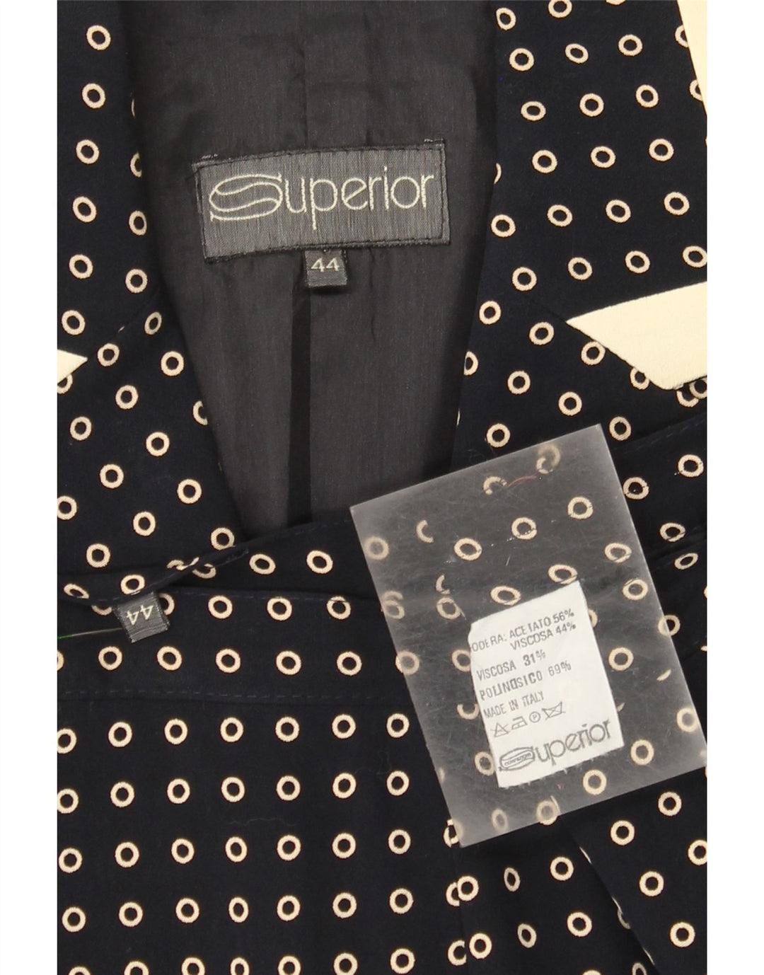 SUPERIOR Conjunto de falda de 2 piezas para mujer IT 44 Medium W30 Azul marino manchado