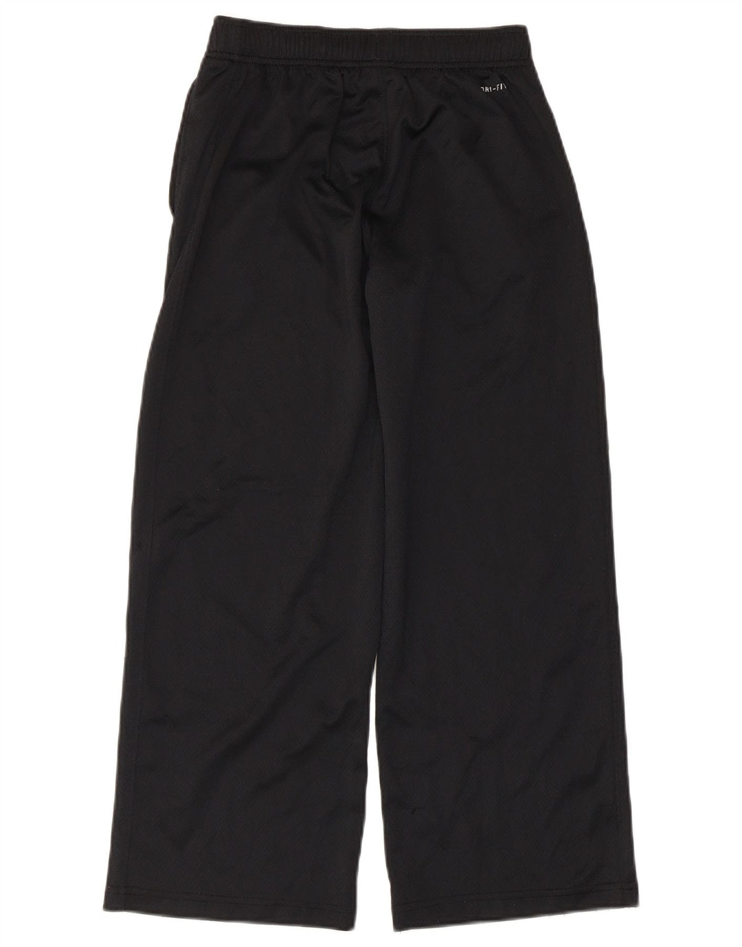 Nike Pantalones Capri de Pierna Ancha para Mujer UK 12 Mediano Negro Poliéster
